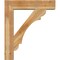 Ekena Millwork Olympic Block Rough Sawn Bracket w/ Offset Brace, Western Red Cedar, 8"W x 34"D x 40"H BKT0806X34X40OLY05RWR - alternate 2